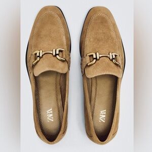 Zara Suede Loafers